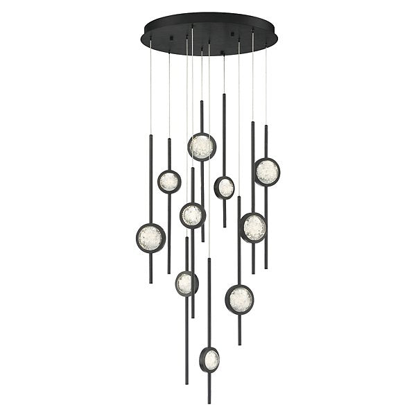 Barle Led Round Chandelier 10 Pendant