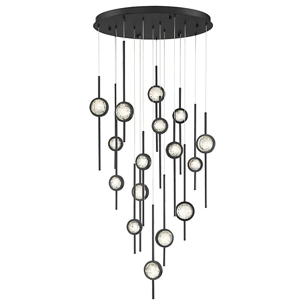 Barle Led Round Chandelier 16 Pendant