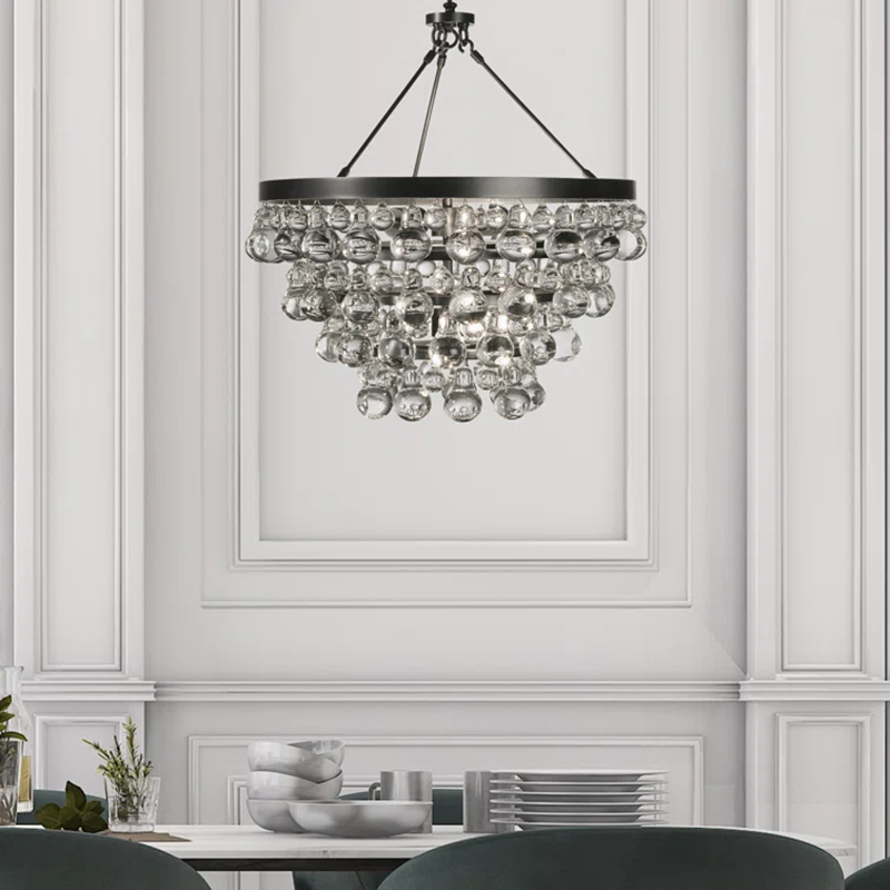 Robert Abbey Round Chandelier 4-Light