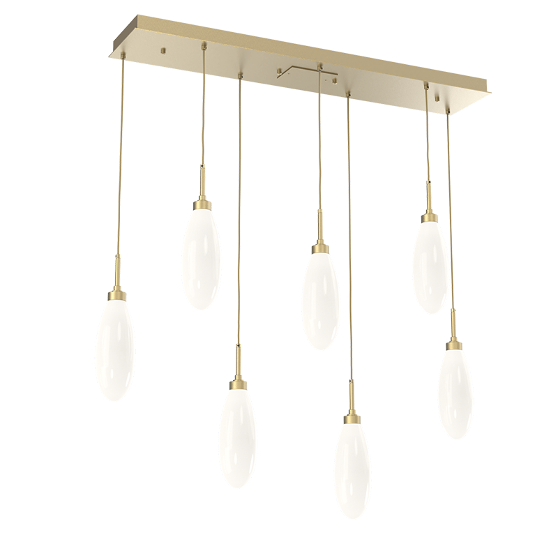 Art Glass Fiori Linear Chandelier