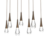 Rain LED Linear Chandelier