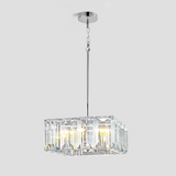 Harlow Crystal Square Chandelier 24"