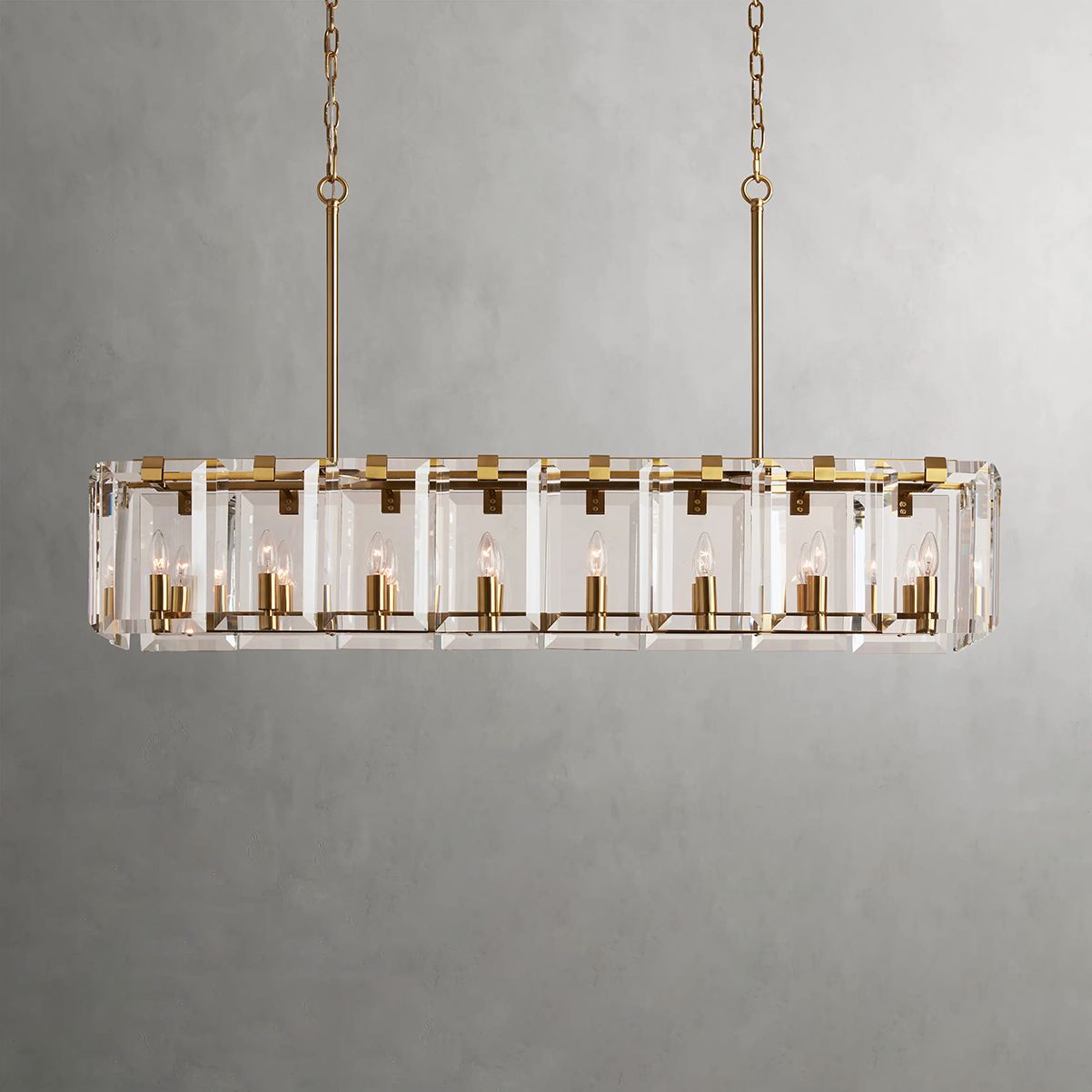 Modern Amaya Rectangular Chandelier