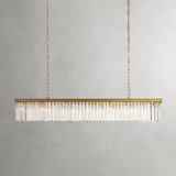 Art Leyland Crystal Rectangular Chandelier