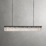 Art Leyland Crystal Rectangular Chandelier