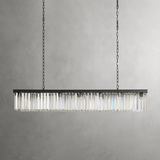 Art Leyland Crystal Rectangular Chandelier