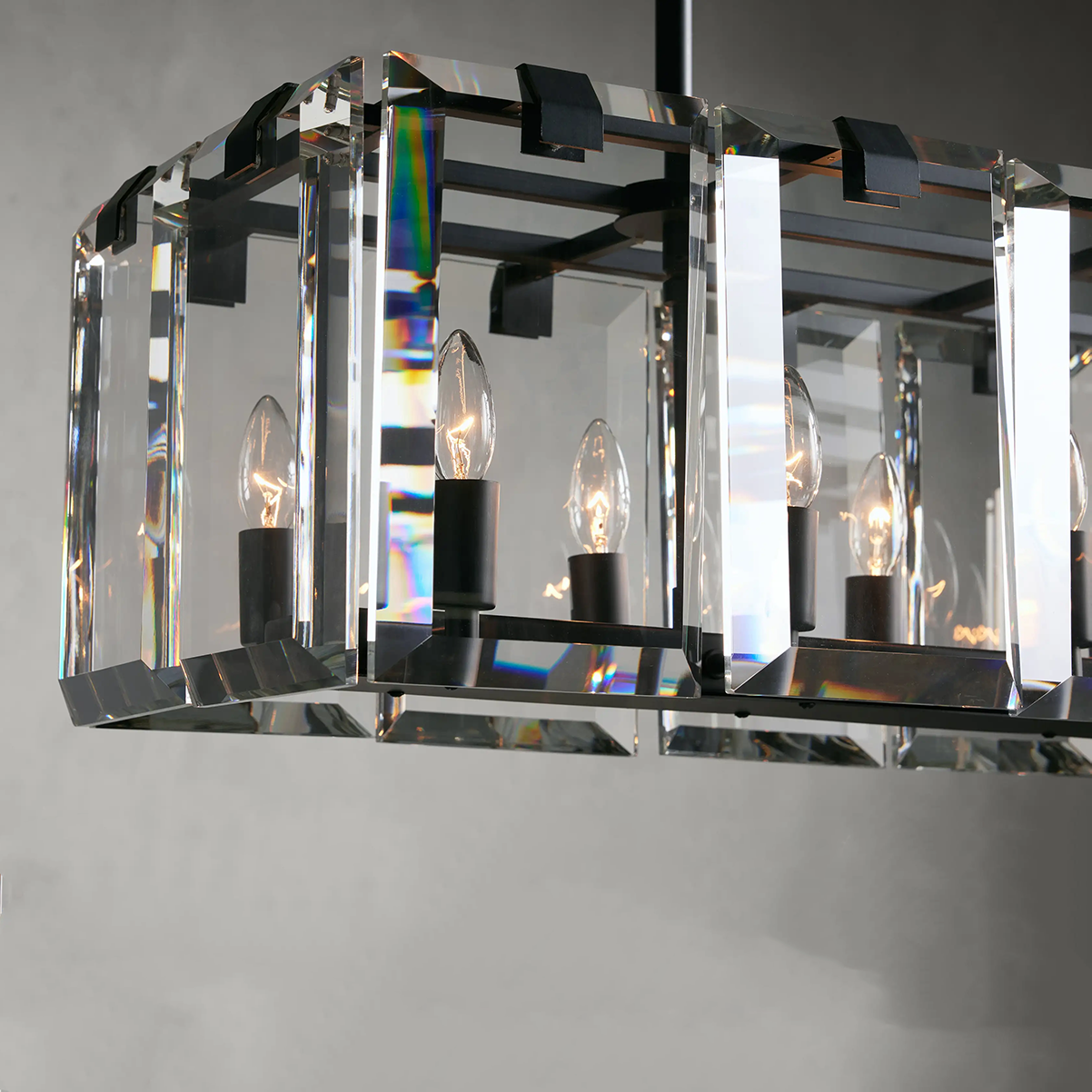 Modern Amaya Rectangular Chandelier