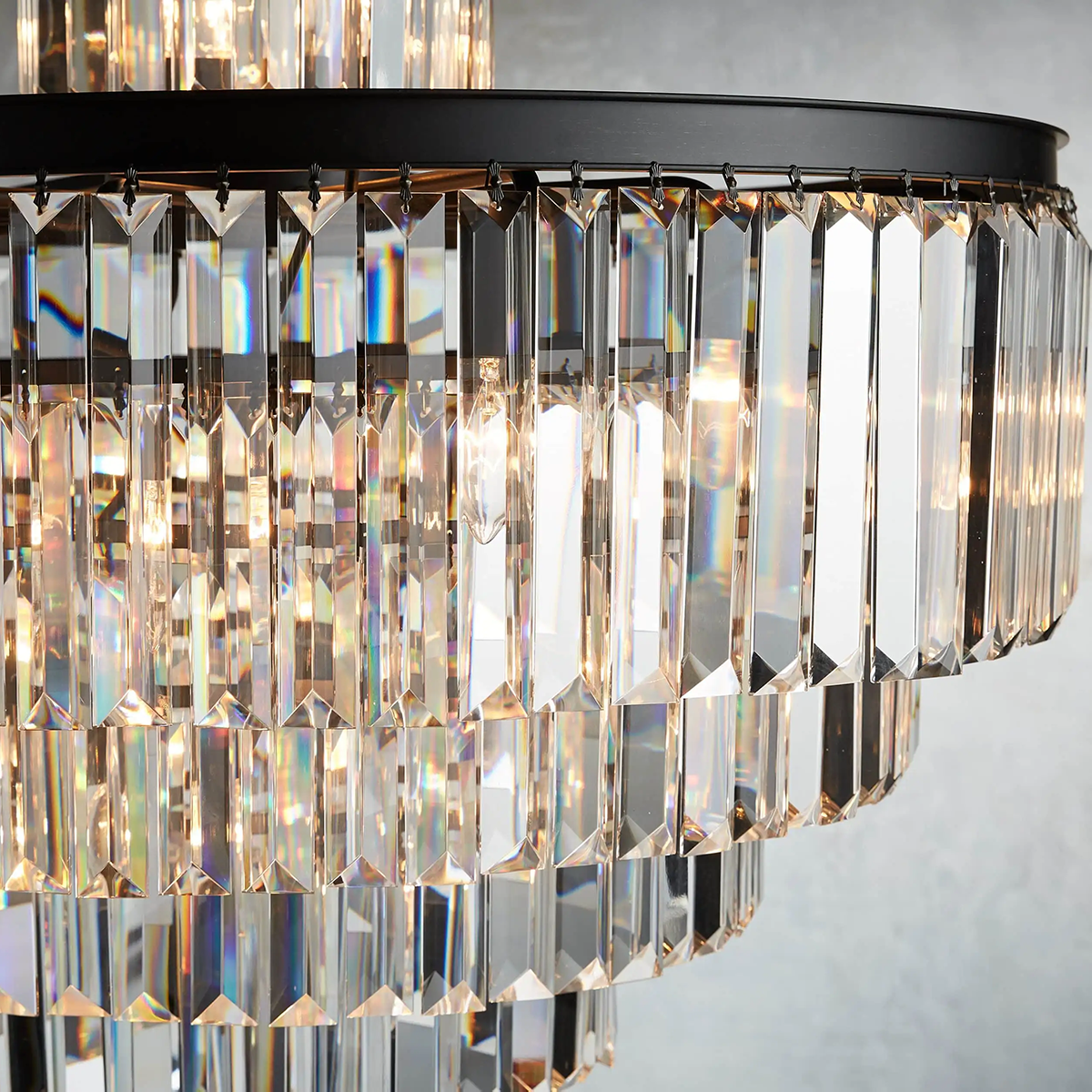 Art Leyland Crystal Round Chandelier 22 Light