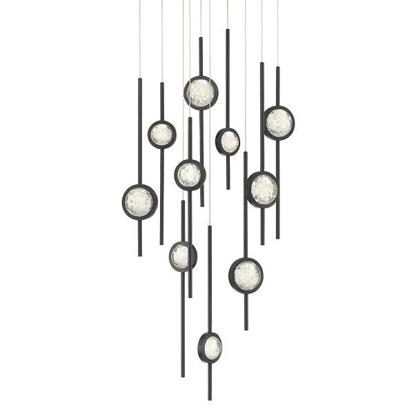 Barle Led Round Chandelier 10 Pendant