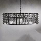 Moder Cage Crystal Round Chandelier