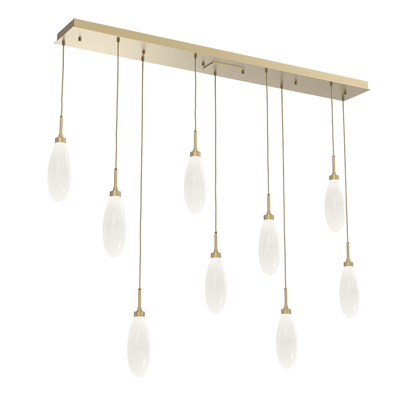 Art Glass Fiori Linear Chandelier