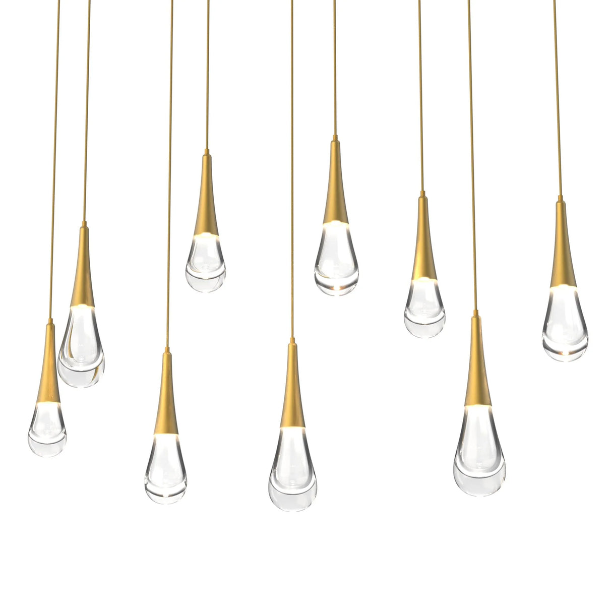 Rain LED Linear Chandelier