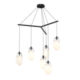 Fluid Bracket Pendant Chandelier 6-Light