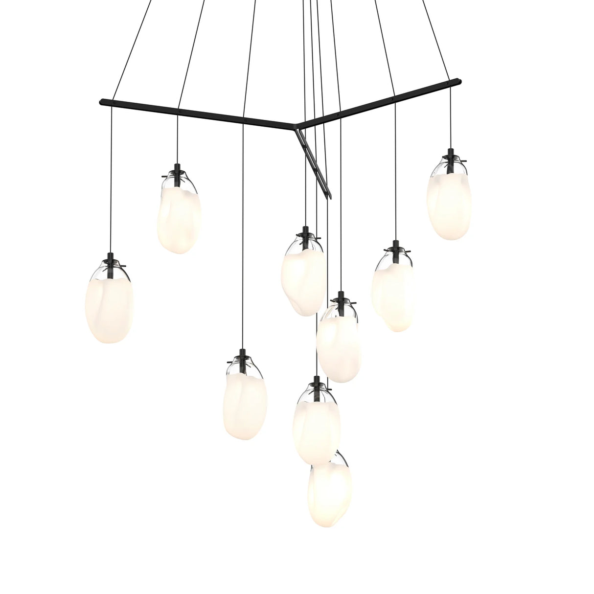 Fluid Bracket Pendant Chandelier 9-Light