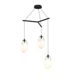 Fluid Bracket Pendant Chandelier 3-Light