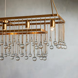 Modern Aubrey Rectangular Chandelier 47" 60"