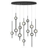 Barle Led Oval Chandelier