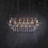 Annie Gyro Crystal Rectangular Chandelier