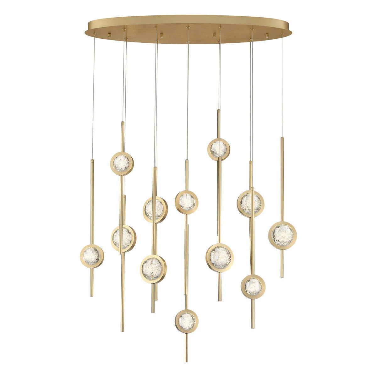 Barle Led Oval Chandelier