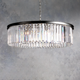 Art Leyland Crystal Round Chandelier