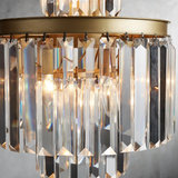 Art Leyland Crystal Round Chandelier 6 Light