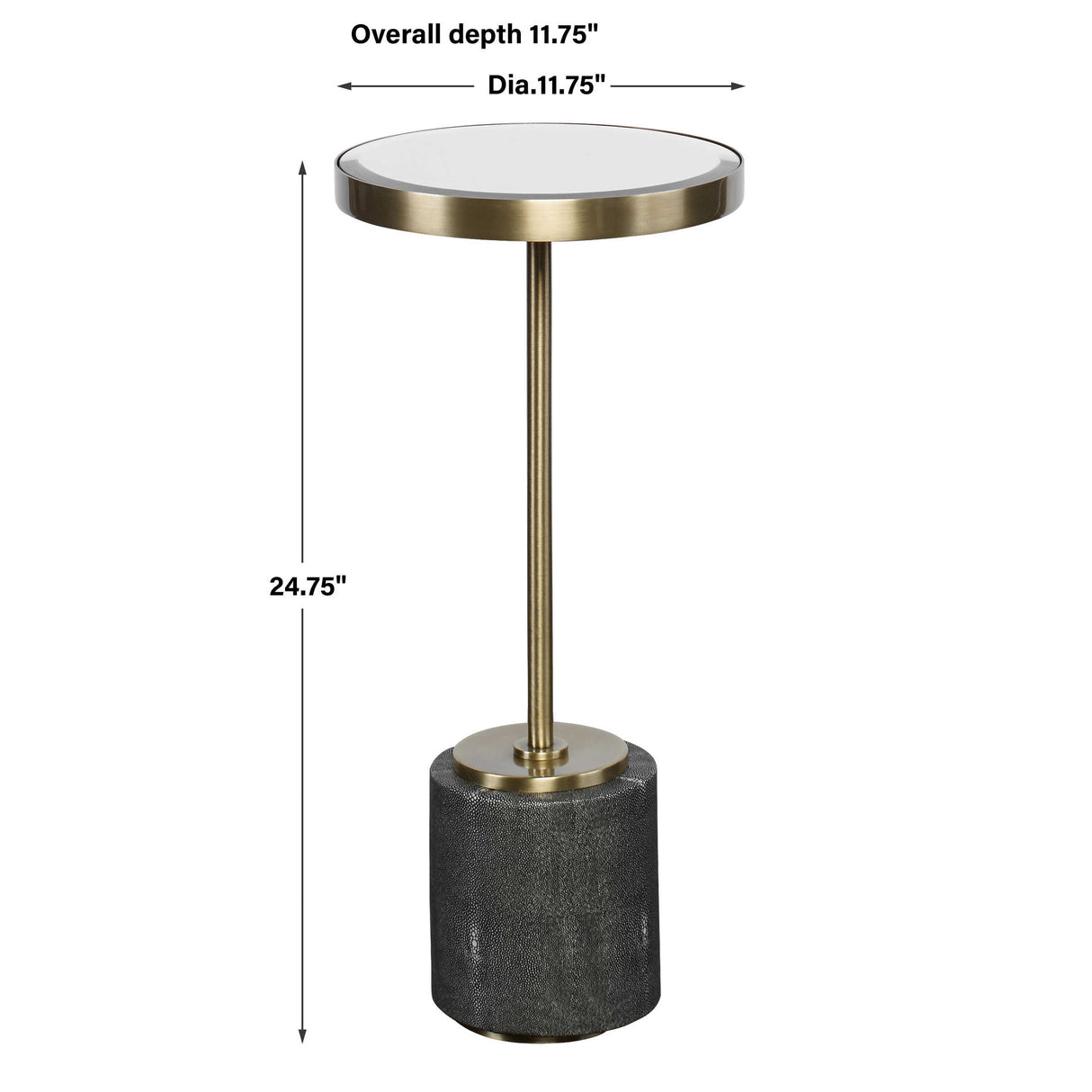 Laurier Drink Table, Gray