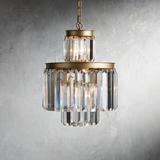 Art Leyland Crystal Round Chandelier 6 Light