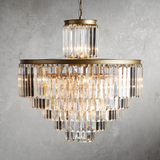 Art Leyland Crystal Round Chandelier 22 Light