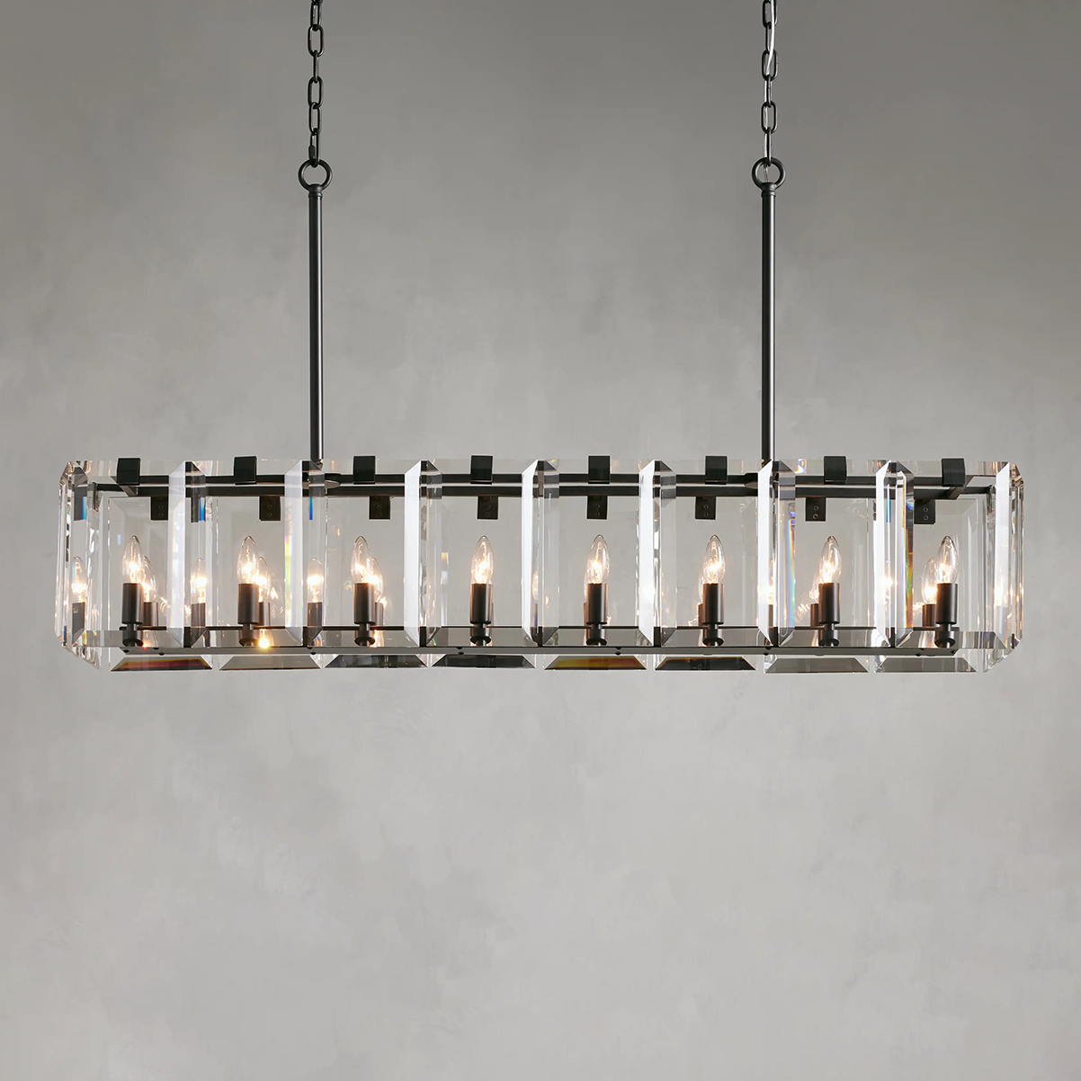 Modern Amaya Rectangular Chandelier