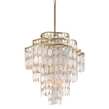 Dolce Shell With Crystal Round Chandelier