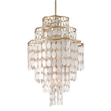 Dolce Shell With Crystal Round Chandelier