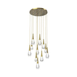 Rain LED Round Chandelier