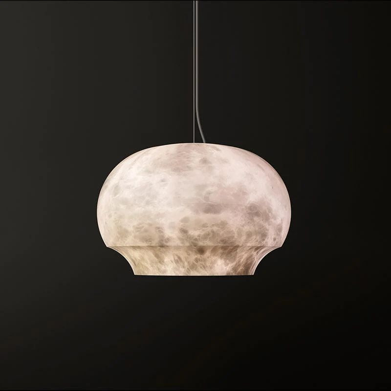 Theseus Alabaster Ideal Pendant Light, Dining Room Pendant Light