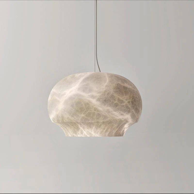 Theseus Alabaster Ideal Pendant Light, Dining Room Pendant Light