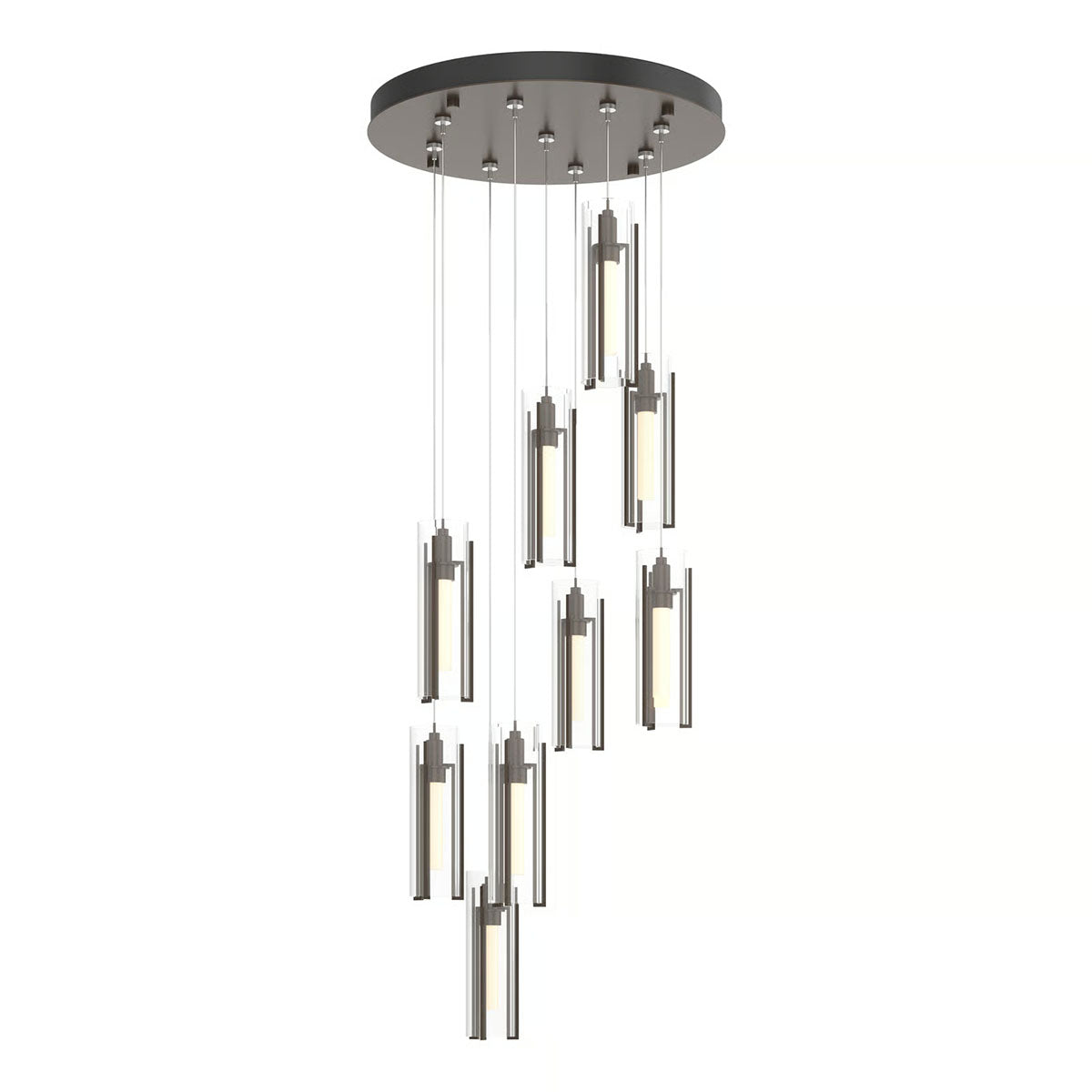 Exos Glass Multi-Light Round Pendant