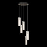 Exos Glass Multi-Light Round Pendant