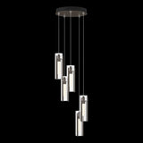 Exos Glass Multi-Light Round Pendant