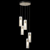 Exos Glass Multi-Light Round Pendant