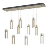 Exos Glass 10-Light Linear Pendant