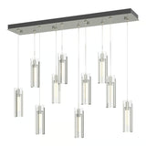 Exos Glass 10-Light Linear Pendant