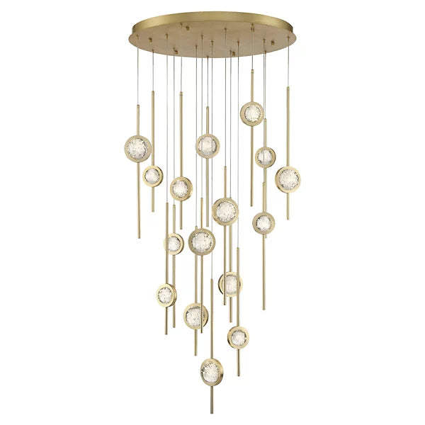 Barle Led Round Chandelier 16 Pendant