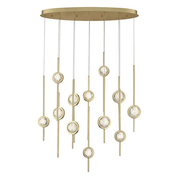 Barle Led Oval Chandelier