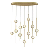 Barle Led Oval Chandelier