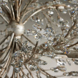 Crystal Flowers Fiore Round Chandelier 8 Light