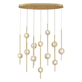 Barle Led Oval Chandelier