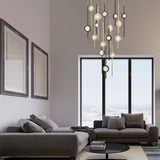 Barle Led Round Chandelier 16 Pendant