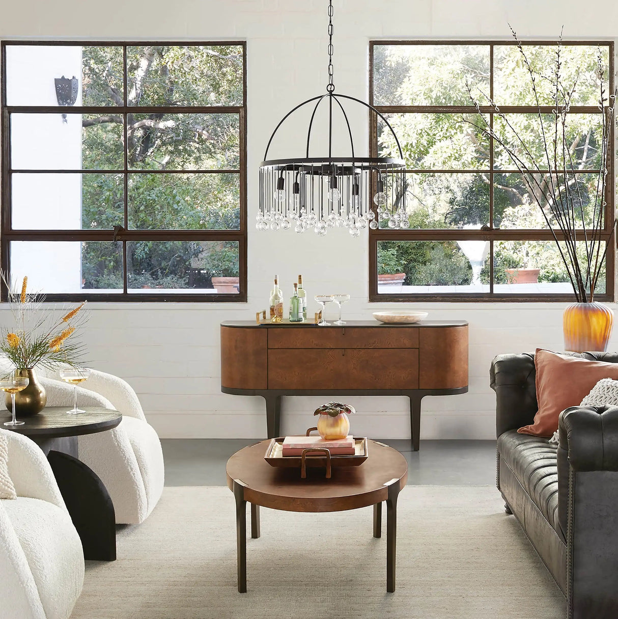 Modern Aubrey Round Chandelier