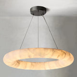 Alabaster Lisse Round Chandelier 30" 40" 60"