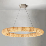 Alabaster Lisse Round Chandelier 30" 40" 60"