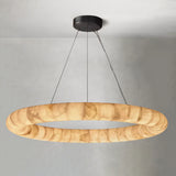 Alabaster Lisse Round Chandelier 30" 40" 60"